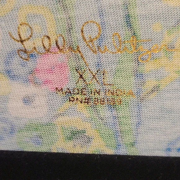 Lilly Pulitzer Multicolor Floral Long Sleeve Dress - Picture 2 of 3